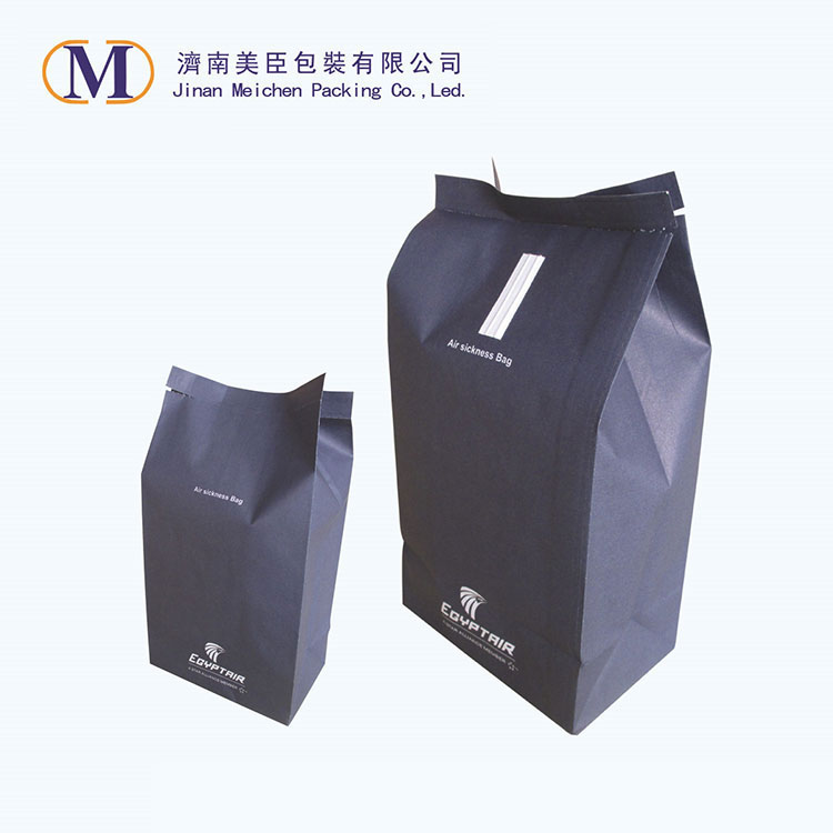 Disposable airsickness bags